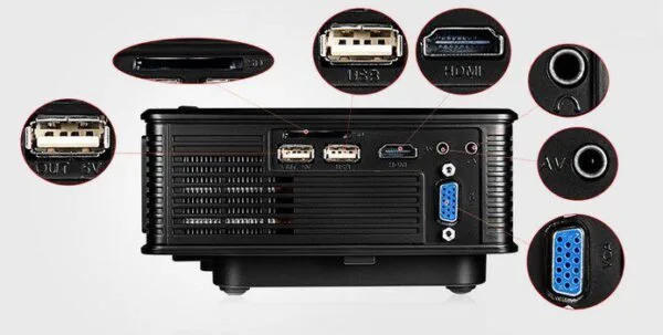 LED Projector Video Projecteur Portable WIFI LED – Image 7