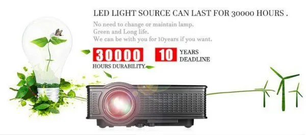 LED Projector Video Projecteur Portable WIFI LED – Image 12