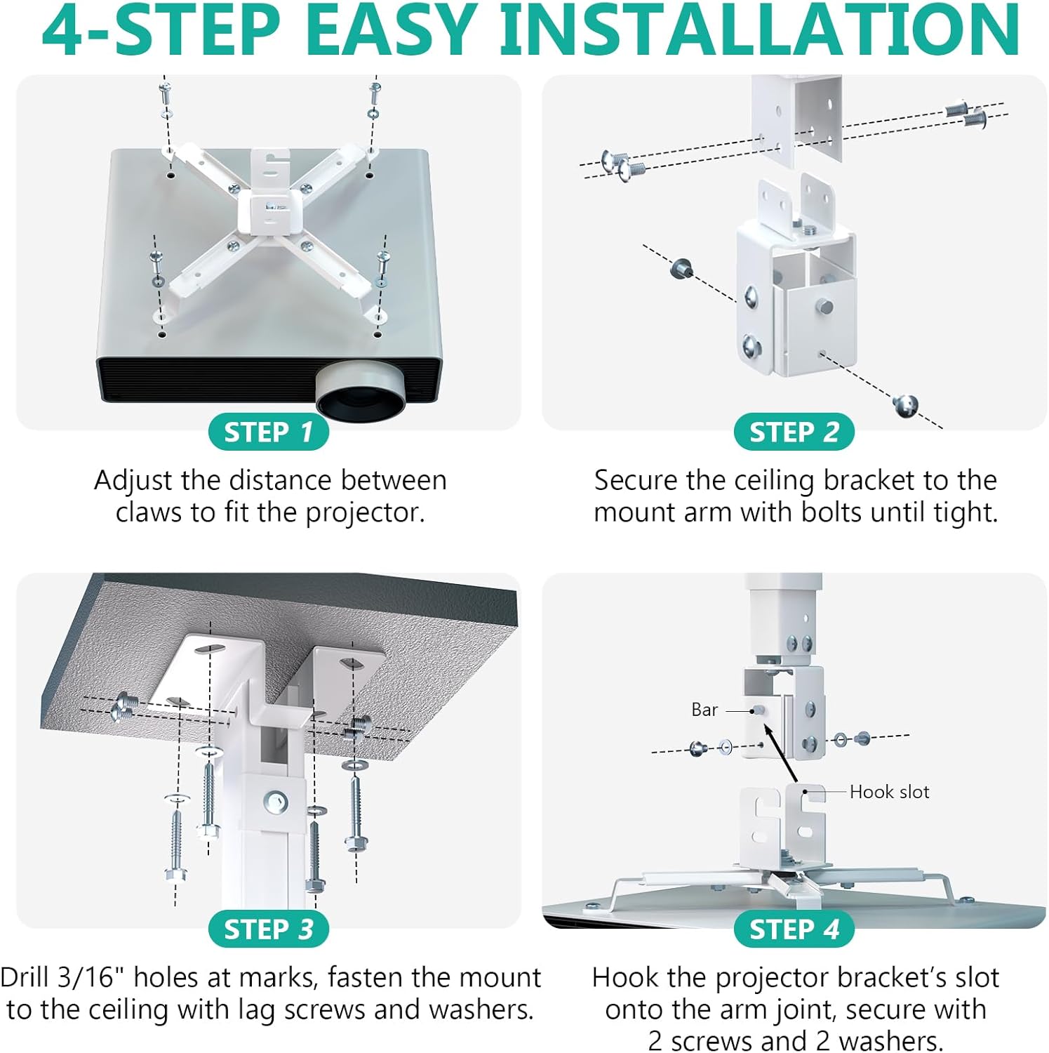 Universal Projector Support Sheer S15 43-65 cm – Image 7