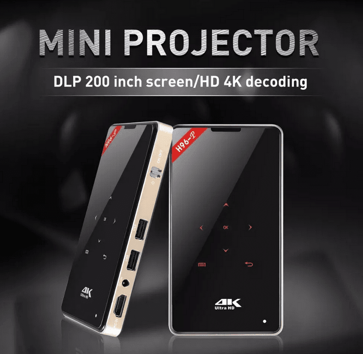 P09 Mini projecteur intelligent portable 4K Ultra HD DLP avec