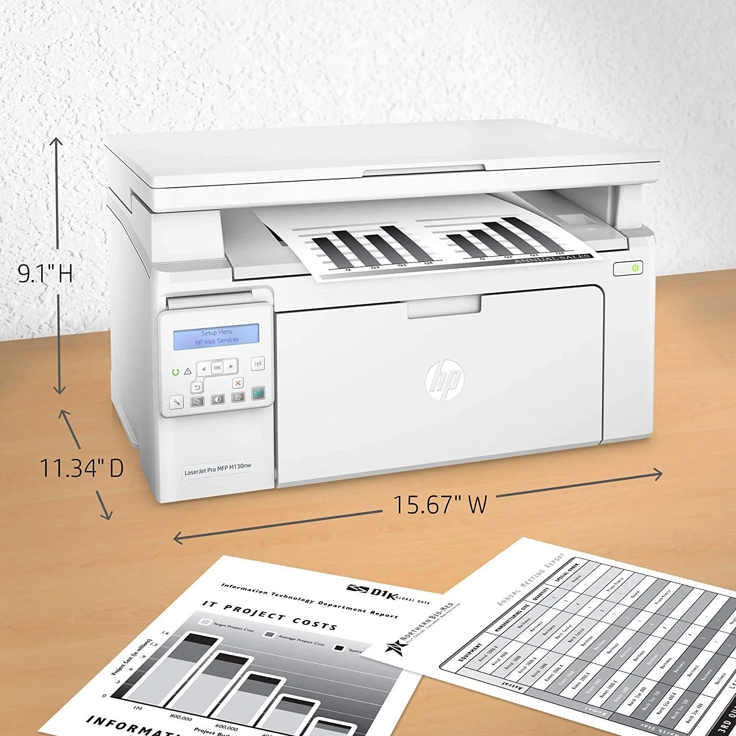 Imprimante LaserJet Pro MFP M130nw All-In-One – Image 2