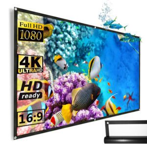 E21 Roll Up Écran de projection 120 pouces 266 x 150 cm