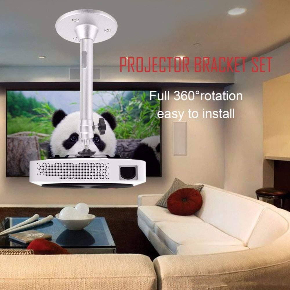 M3 Support de projecteur mural réglable à 360 degrés