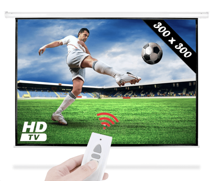 E300 Écran Motorisé 1:1 Carré 3x3m – Image 2