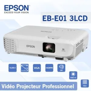 EPSON EB-E01 EEB Projecteur 3300 Lumens