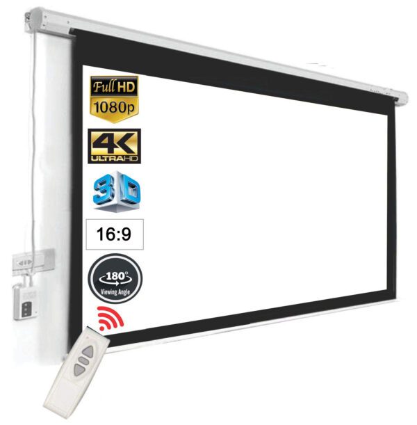 E250 Écran Motorisé 16:9 Rectangulaire 3x2m