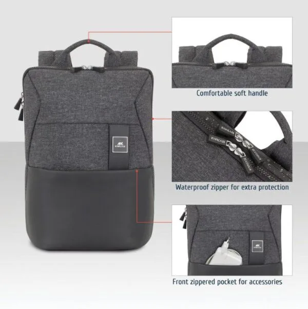 Rivacase 8825 Sac à dos Mélange MacBook Pro Ultrabook 13.3" – Image 7