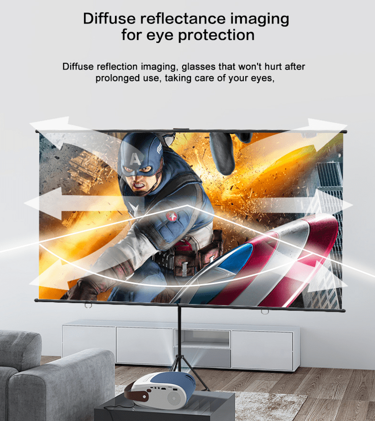 T100 Écran de Projection Versatile Trépied (233 x 131cm) 100" 16:9 – Image 10