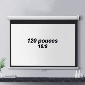W120 Écran de Projection Manuel 120 Pouces – Format 16:9